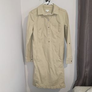 J. Jill live in Chino shirt dress